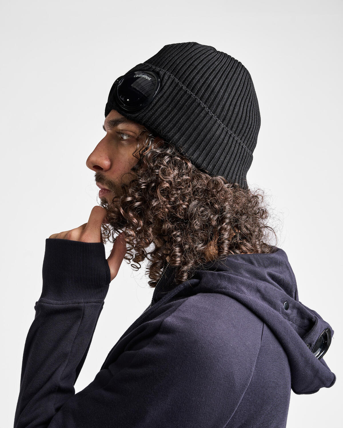 C.P. Company COTTON GOGGLE BEANIE | RSCMAC747A-000727A-999 | AFEW